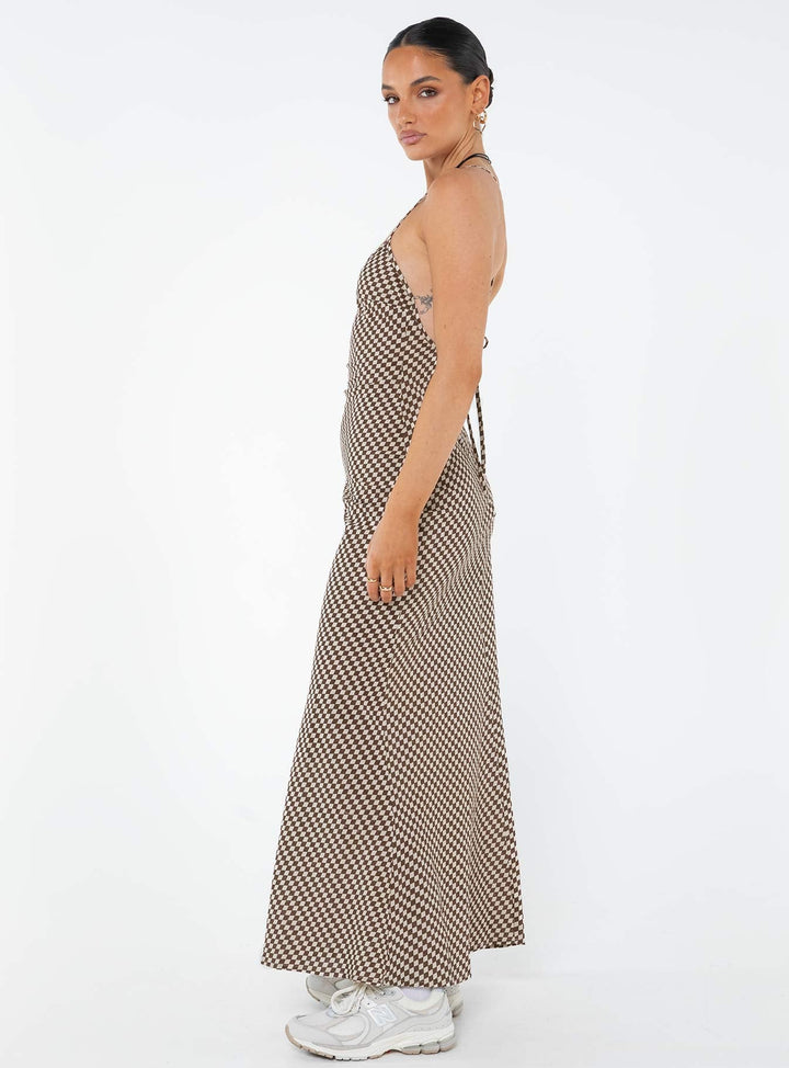 Otillie Maxi Set Brown / White