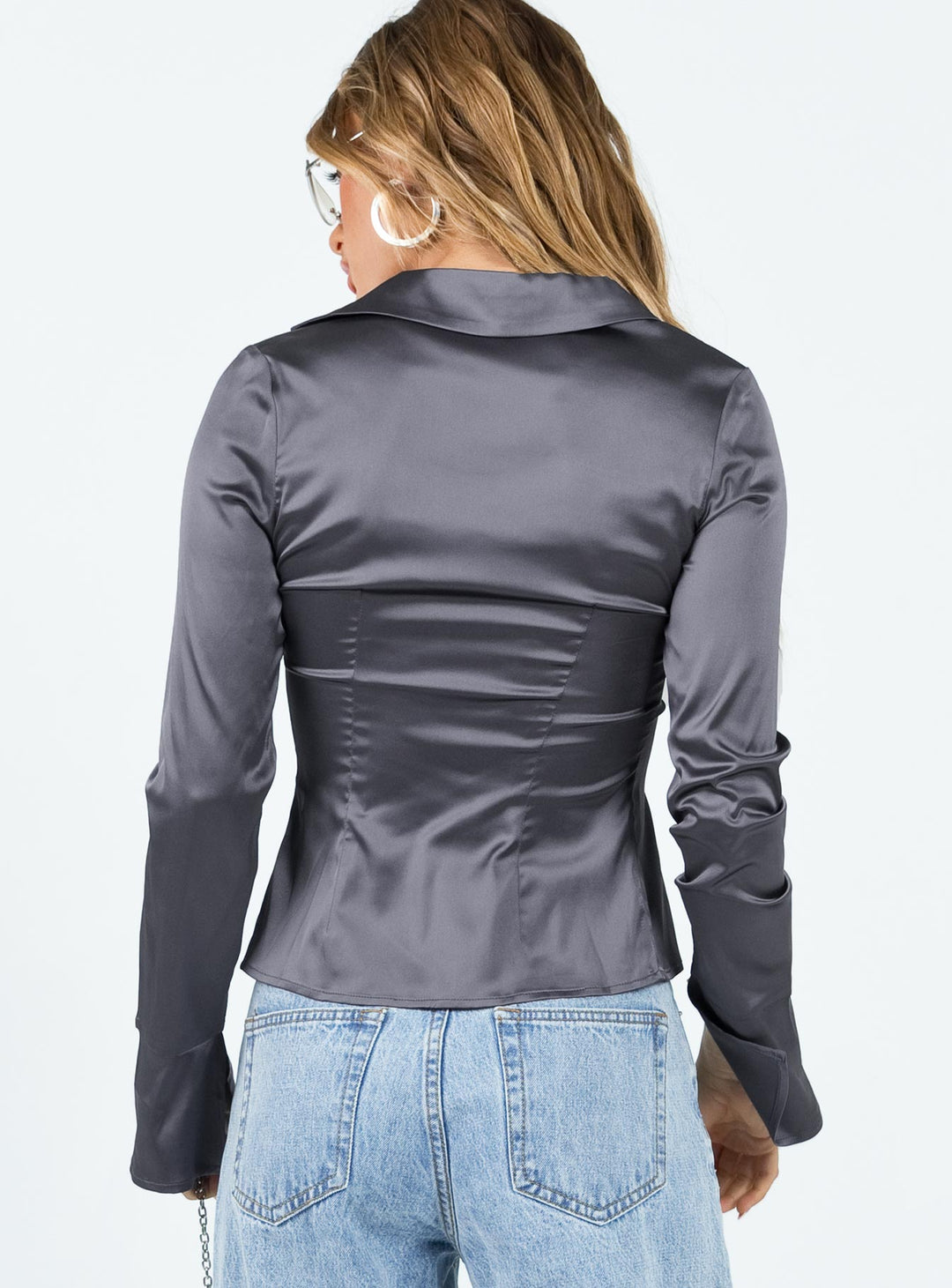 Mittara Long Sleeve Top Slate